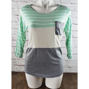 Rue 21 3/4 Length Sleeve Pullover Top ~ Medium ~ NWT/New with Tags